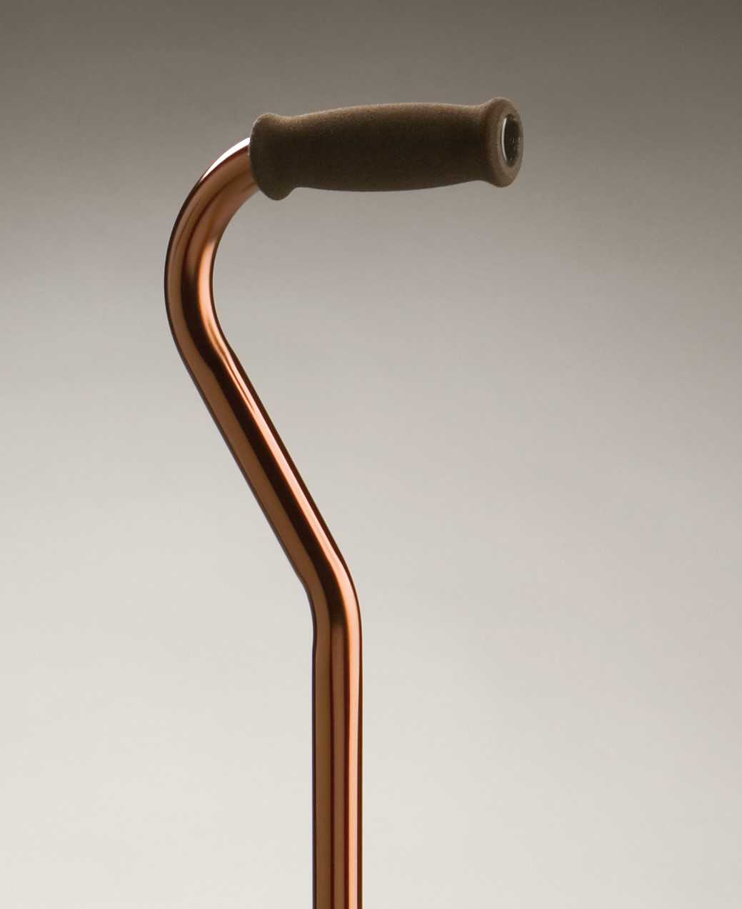 Adjustable Swan Neck Handle walking stick Bronze for elderly, seniors
